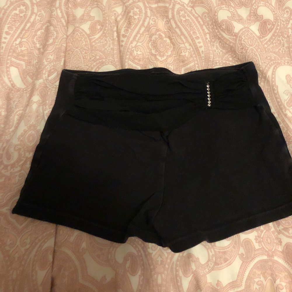 Size M Adult Bloch Booty shorts in Black